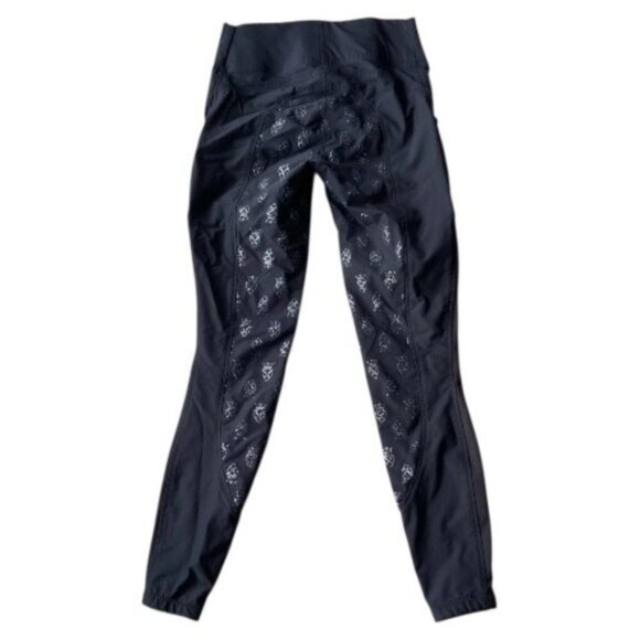 Womens Horze Leah Full Grip Riding Tights Black size 24 - Picture 6 of 10